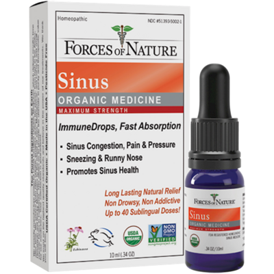 Sinus Maximum Strength Organic 10 Milliliters