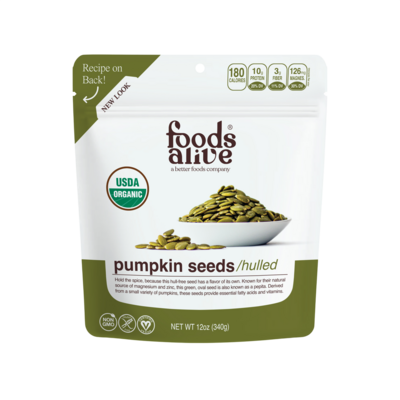 Organic Pumpkin Seeds 340 Grams