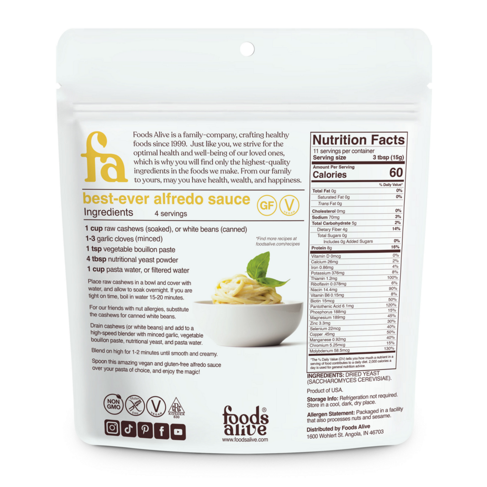 Product image for Nutritional Yeast Unfortified.