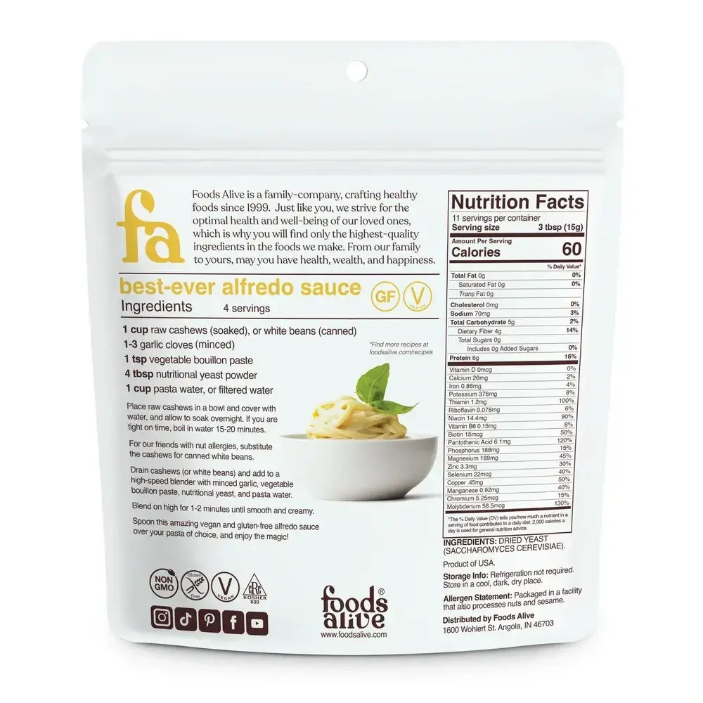 Product image for Nutritional Yeast Unfortified.