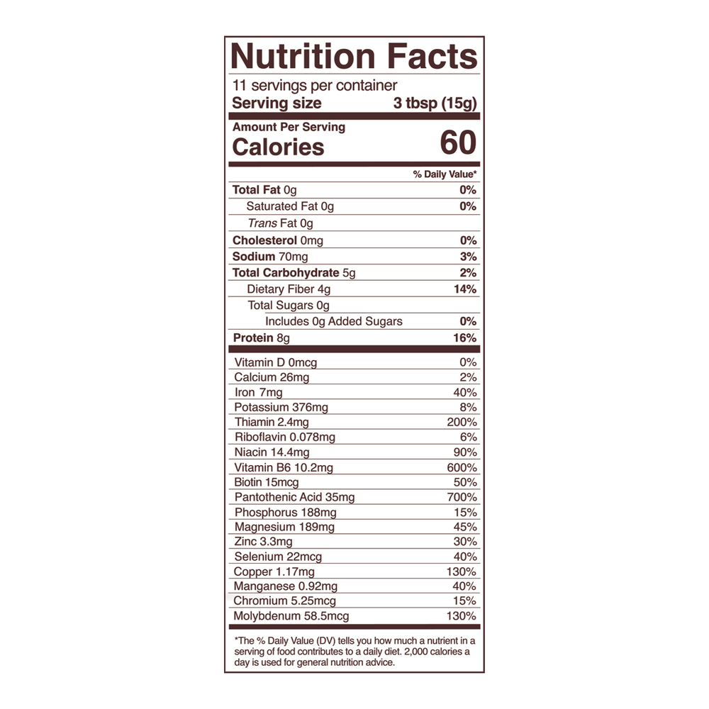 Product image for Nutritional Yeast Unfortified.