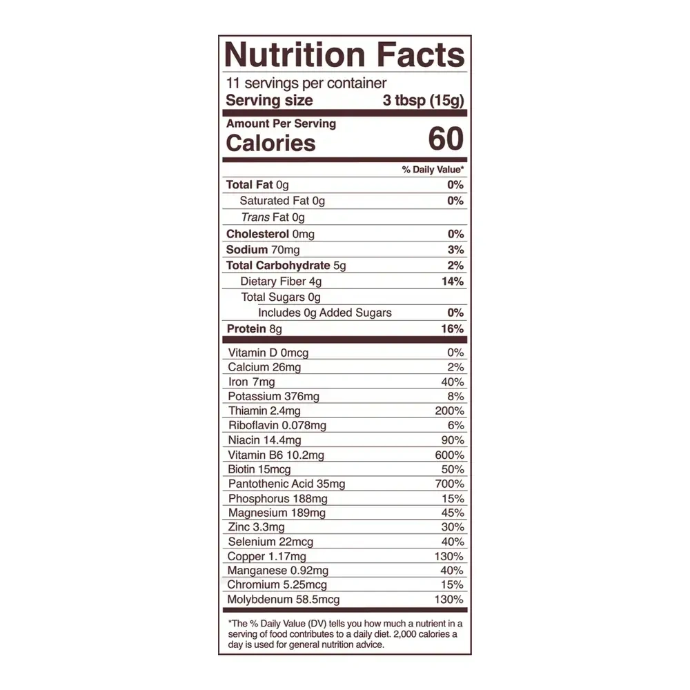 Product image for Nutritional Yeast Unfortified.