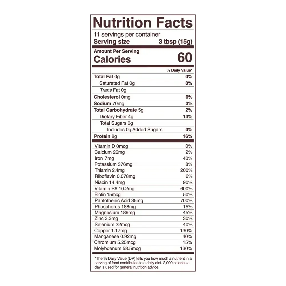 Product image for Nutritional Yeast Unfortified.
