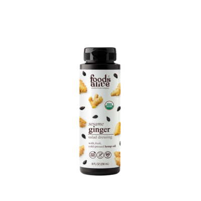 Sesame Ginger Salad Dressing Organic 236 Milliliters