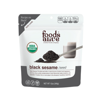 Black Sesame Seeds Organic 397 Grams