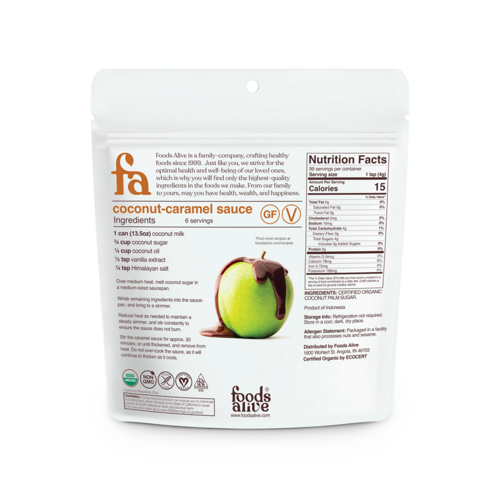Product image for Coconut Sugar Organic.