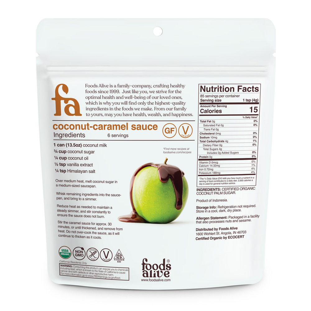 Product image for Organic Coconut Sugar.
