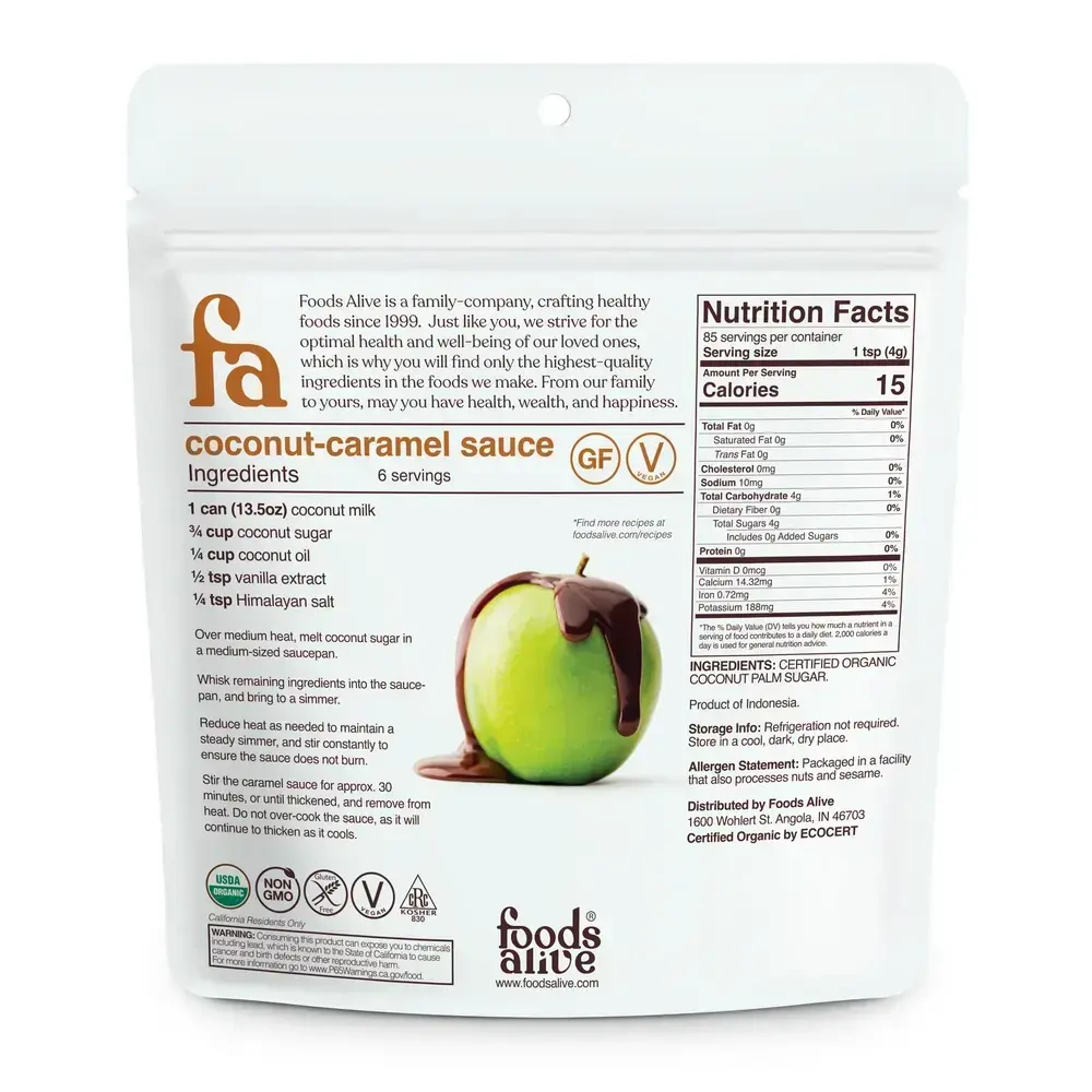Product image for Organic Coconut Sugar.
