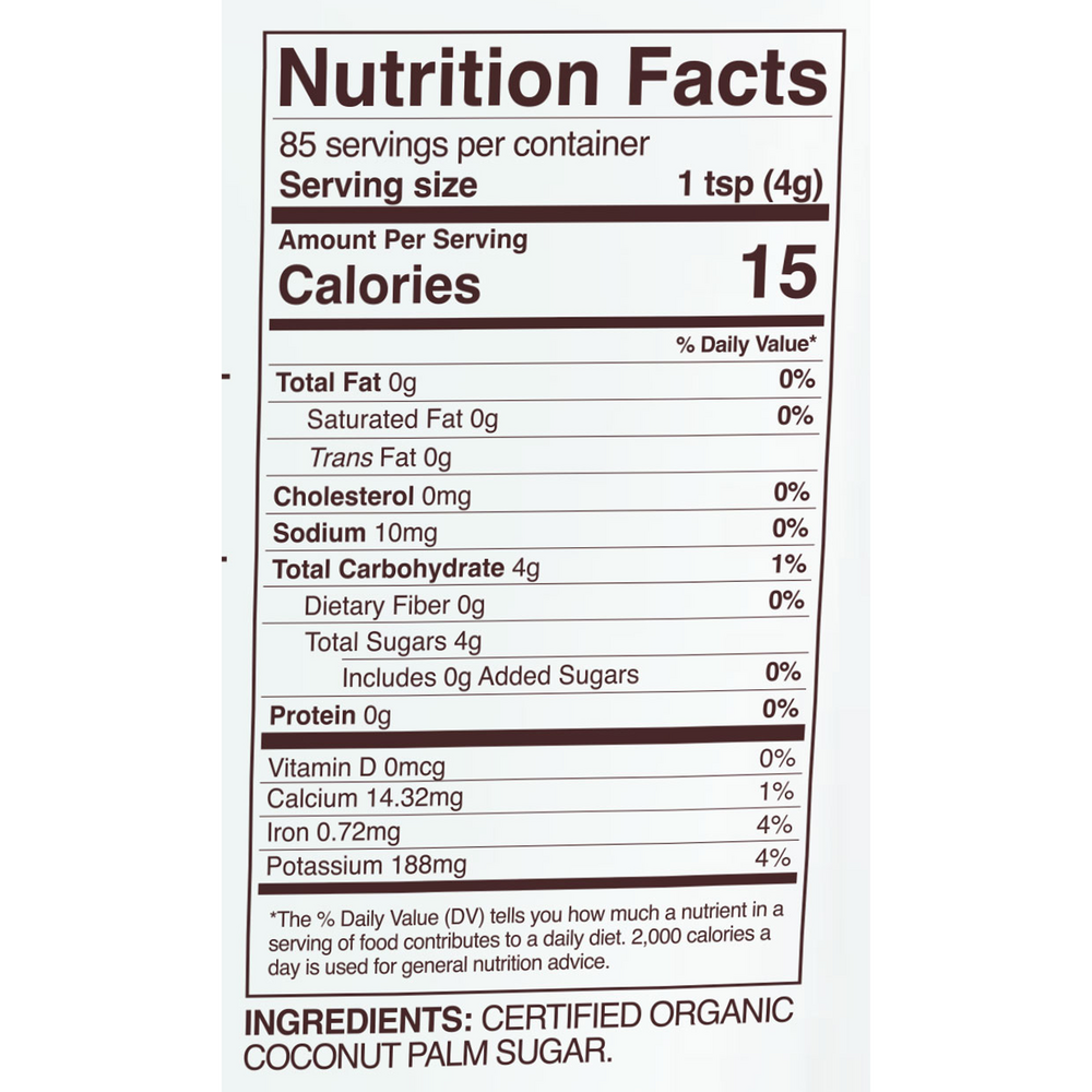 Product image for Organic Coconut Sugar.