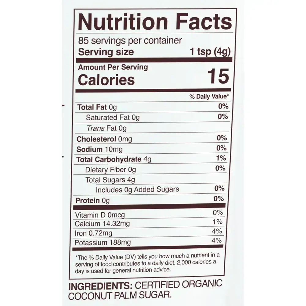 Product image for Organic Coconut Sugar.