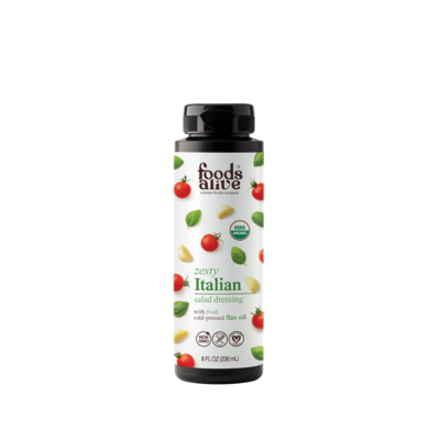 Zesty Italian Salad Dressing Organic 236 Milliliters