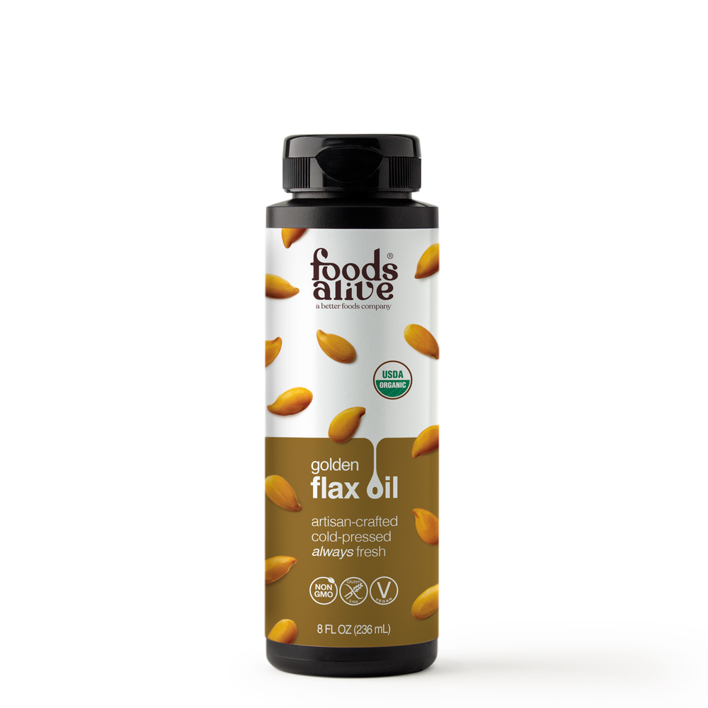 Product image for Gold Flax Seed Oil Organic.