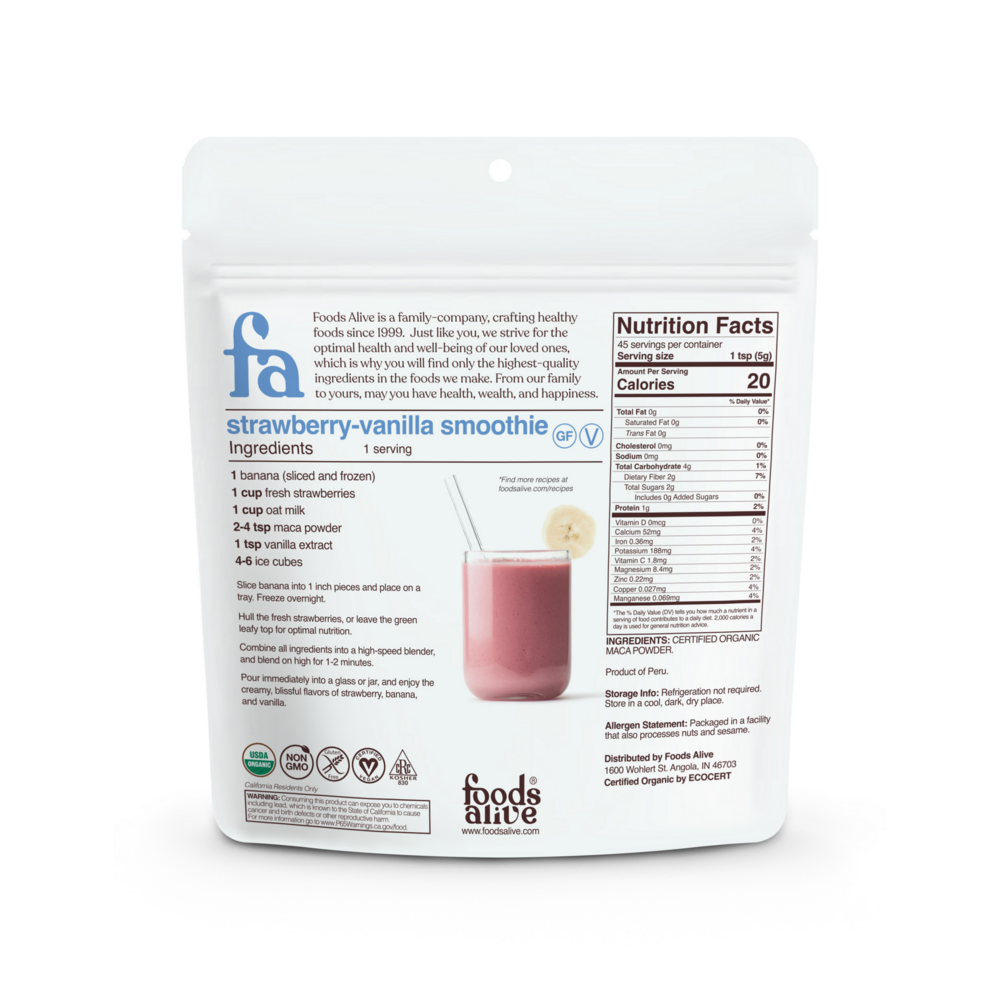 Product image for Maca Powder Organic.