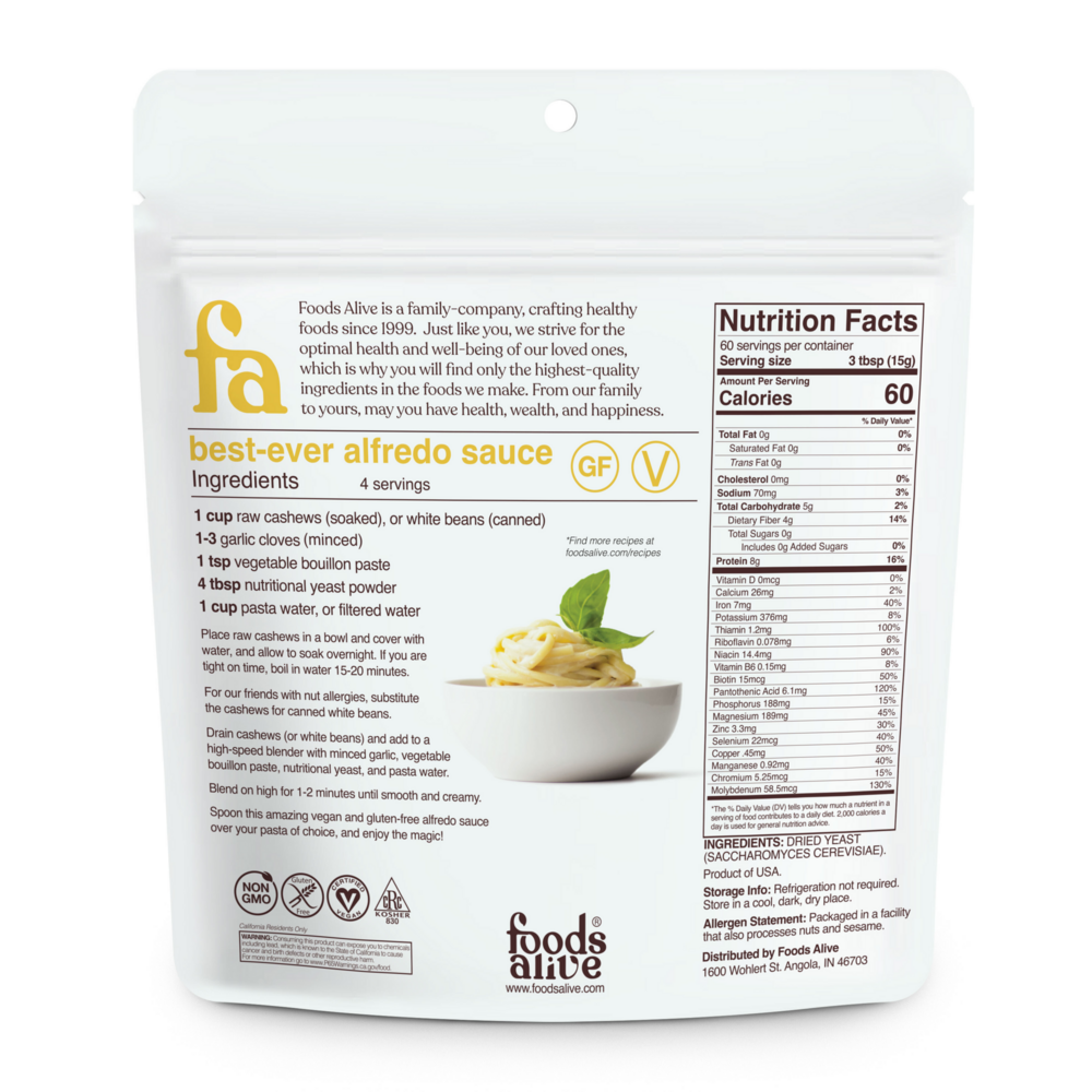Product image for Nutritional Yeast Unfortified.
