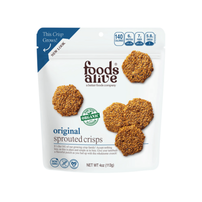 Original Flax Crackers Organic 113 Grams