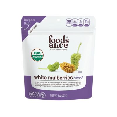 White Mulberries 227 Grams