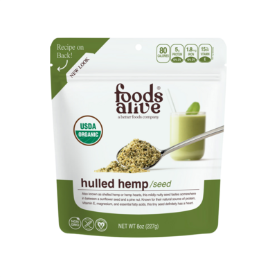 Hulled Hemp Seeds Organic 227 Grams