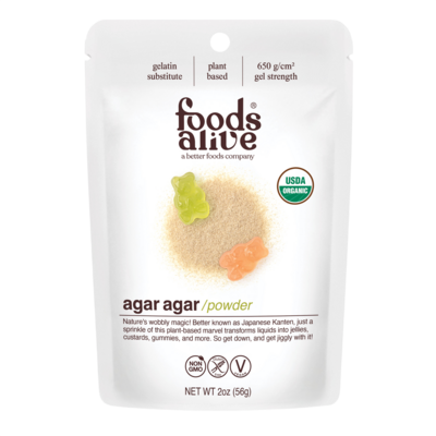 Agar Powder Organic (56 Grams)