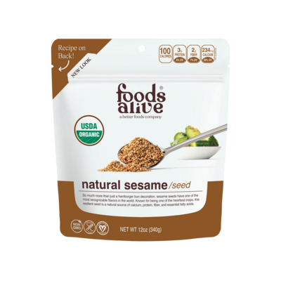 Organic Natural Sesame Seeds 340 Grams