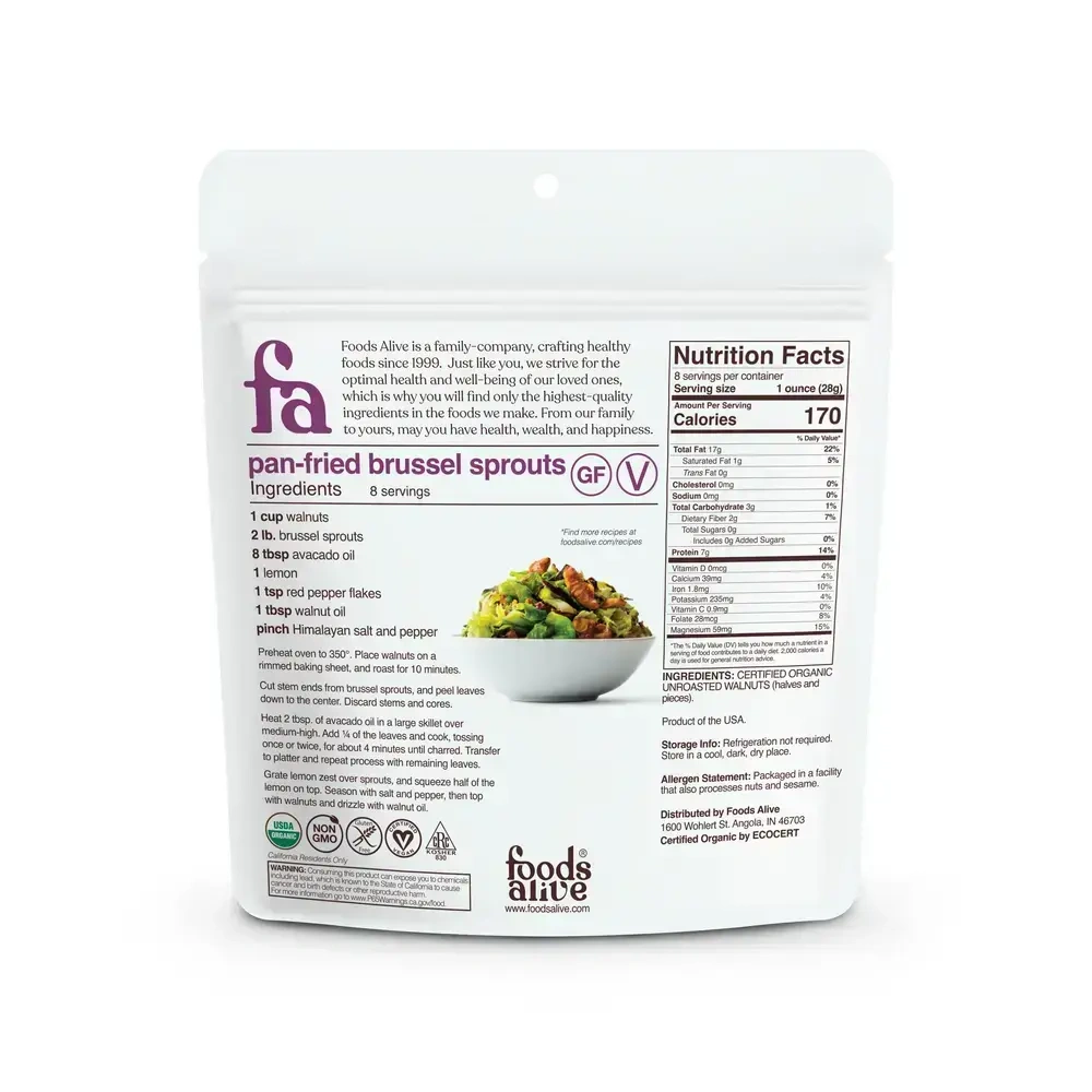 Product image for Organic Walnuts.