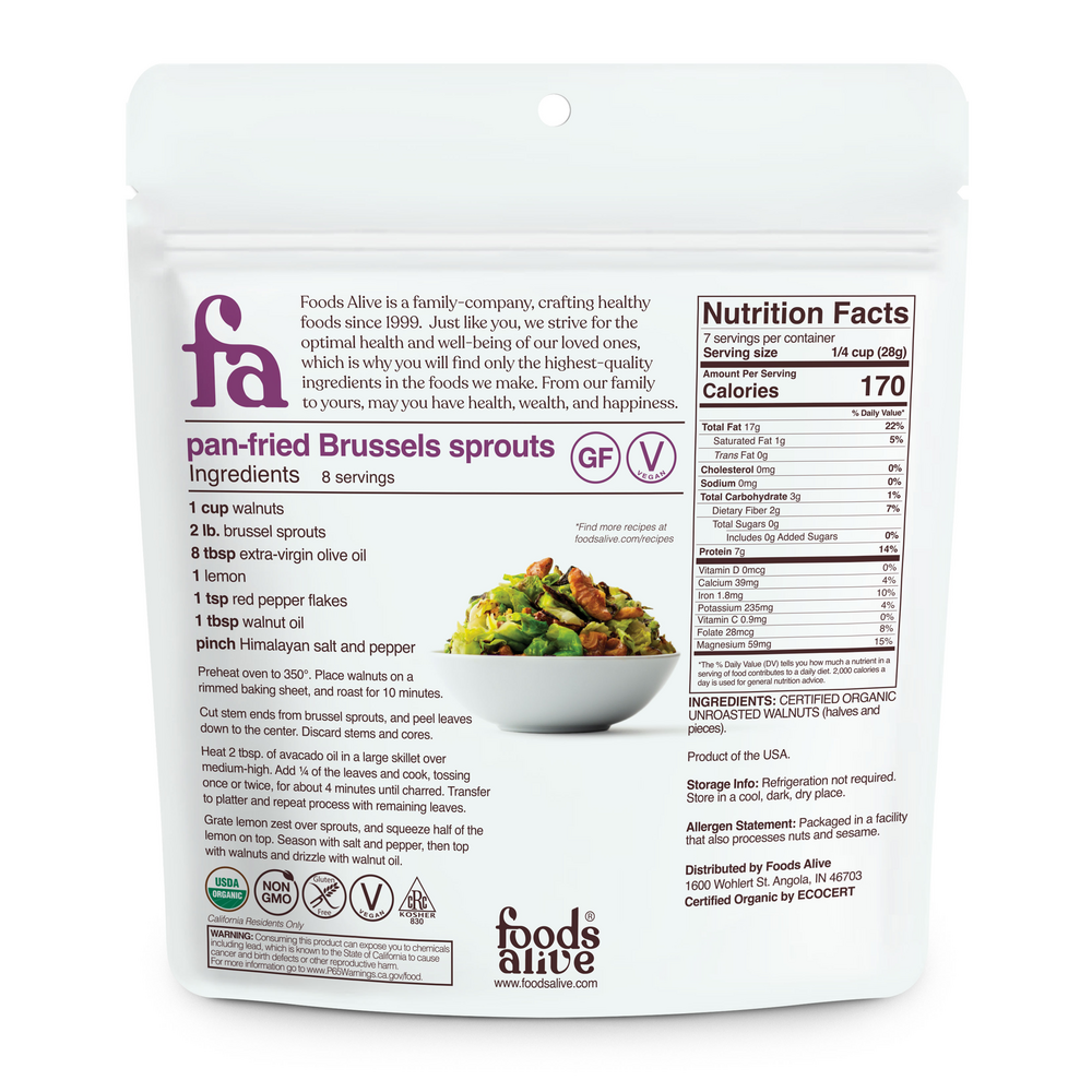 Product image for Organic Walnuts.