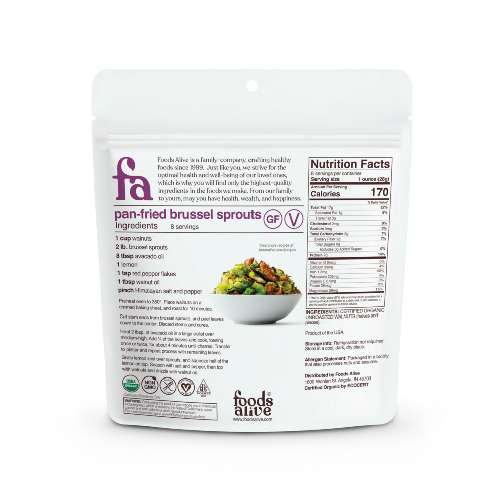 Product image for Organic Walnuts.