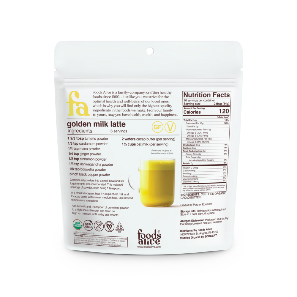 Product image for Cacao Butter Wafers Organic.