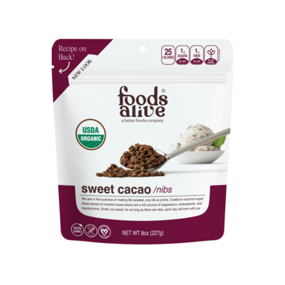 Sweet Cacao Nibs Organic 227 Grams