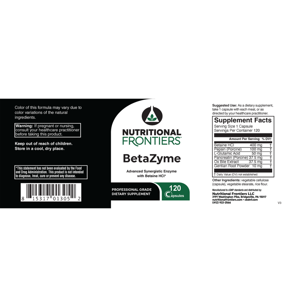 Product image for BetaZyme (California Only).