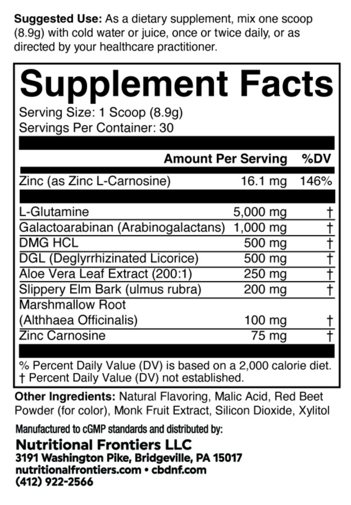 Product image for GI Complete Powder, Raspberry.