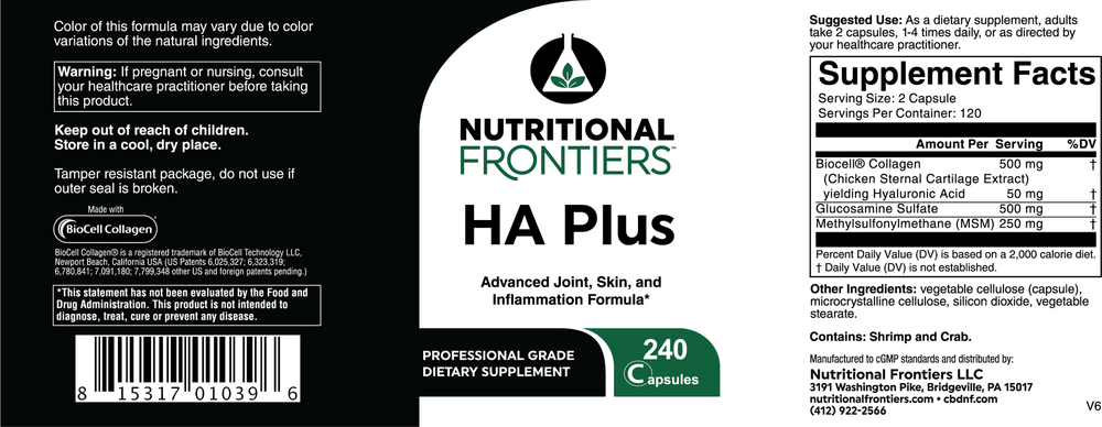Product image for HA Plus.