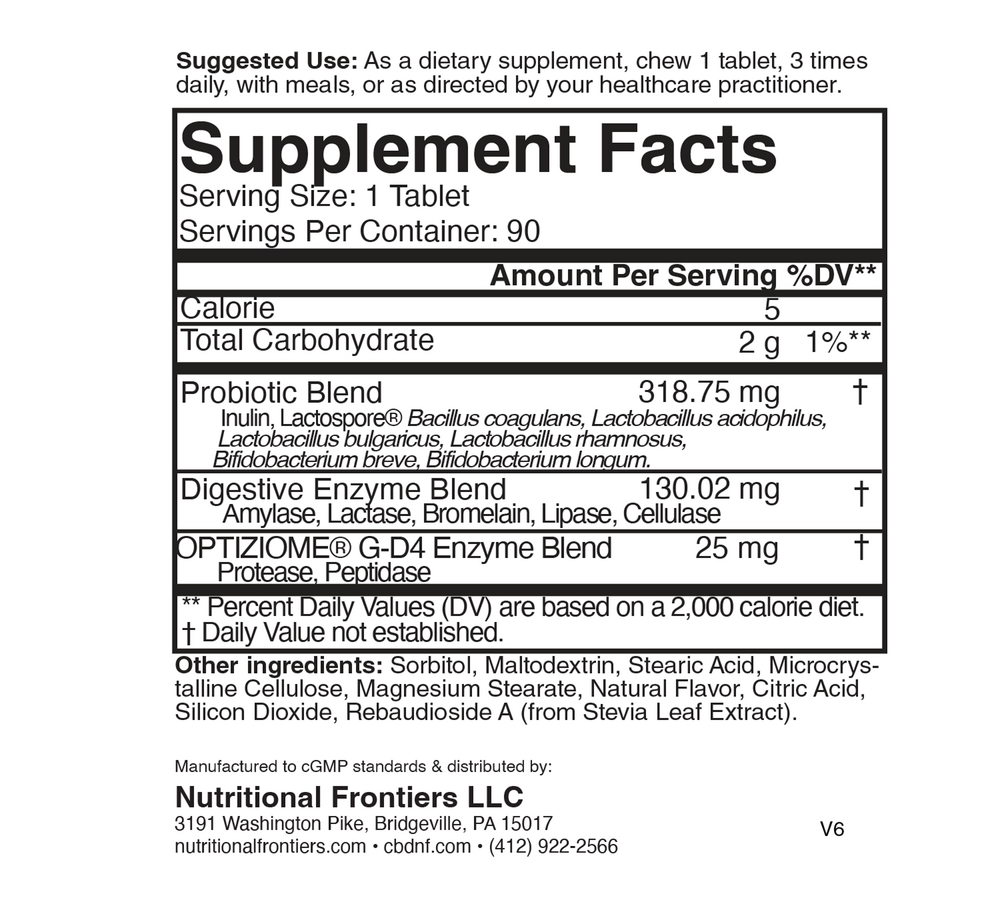 Product image for ProbZyme, Tropical Punch Chewables.