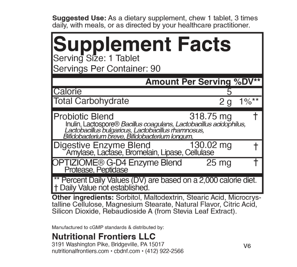 Product image for ProbZyme, Tropical Punch Chewables.