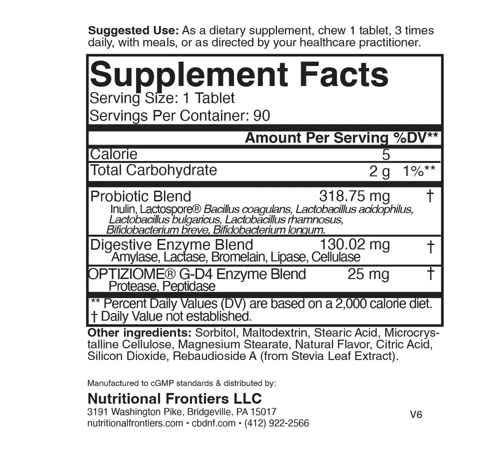Product image for ProbZyme, Tropical Punch Chewables.
