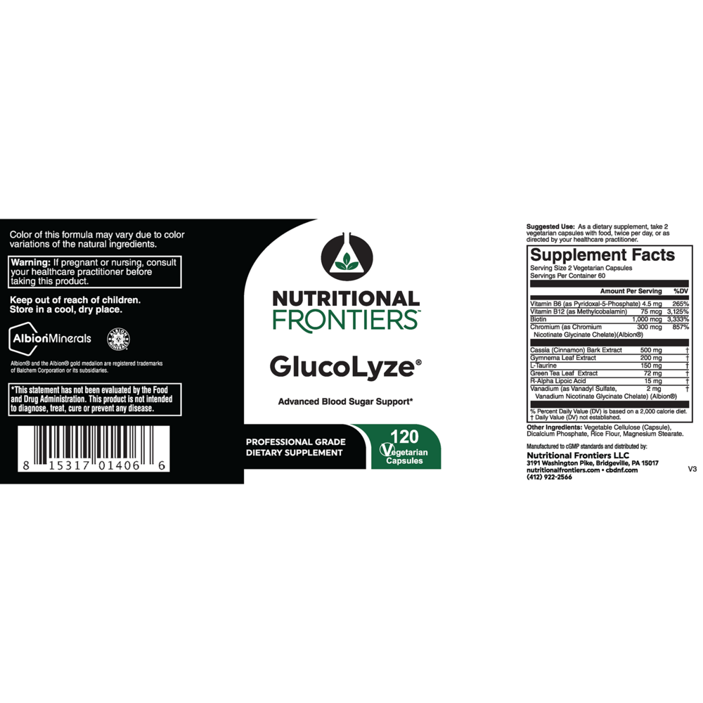 Product image for GlucoLyze.