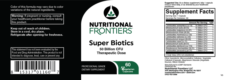 Product image for Super Biotics.
