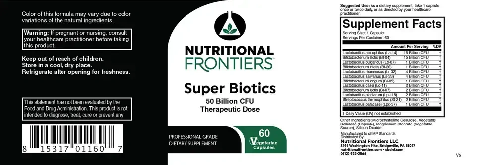 Product image for Super Biotics.