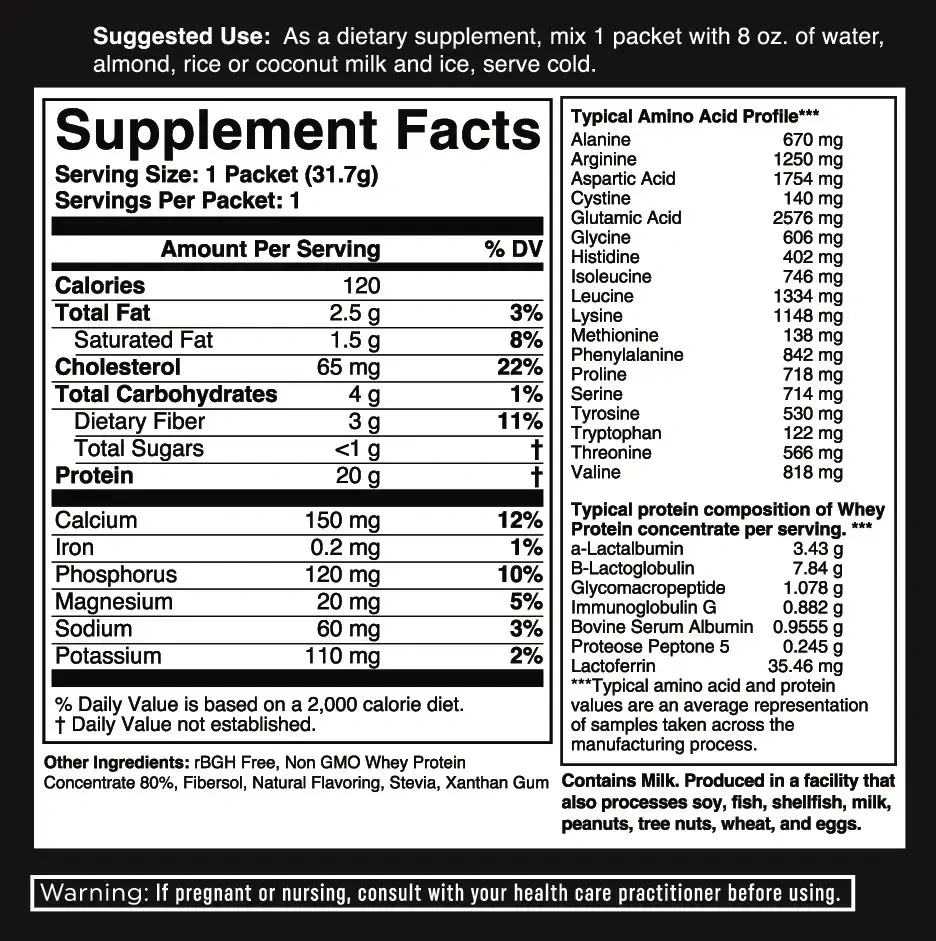 Product image for The Best Whey - Vanilla.