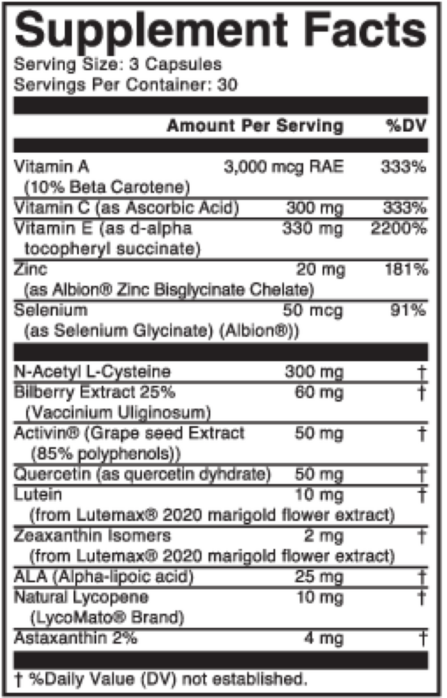 Product image for 20&#x2F;20 Eye Formula Capsules.