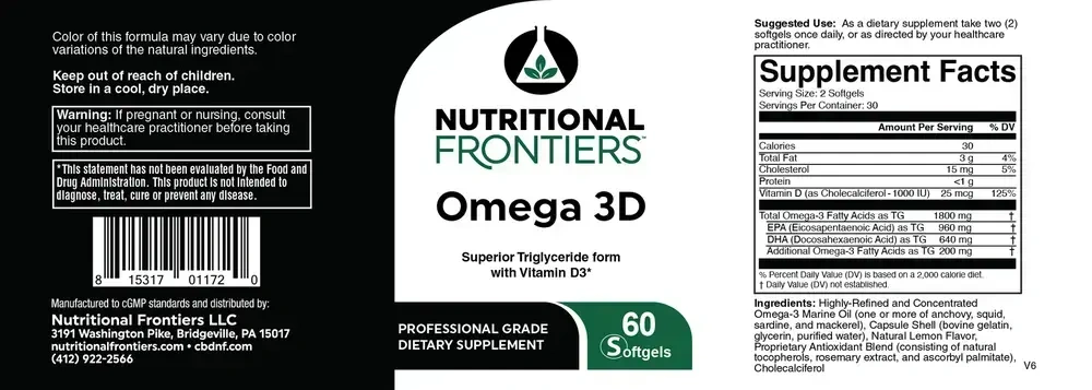 Product image for Omega 3D.