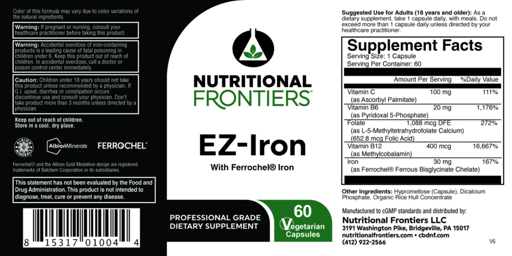 Product image for EZ Iron.