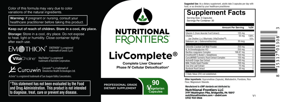 Product image for LivComplete.