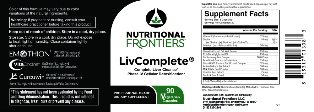 Product image for LivComplete.