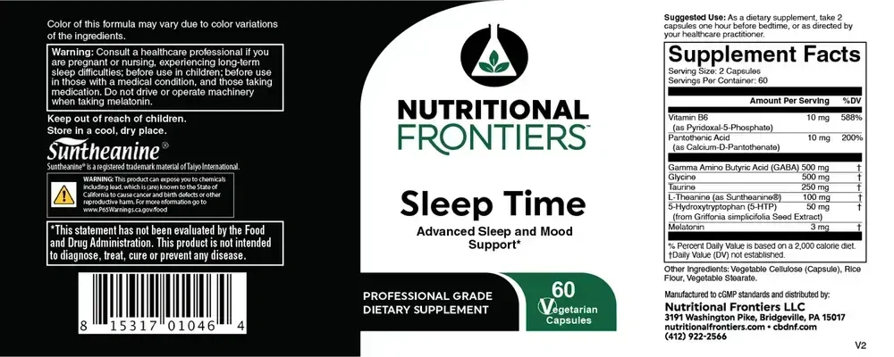 Product image for Sleep Time (California Only).