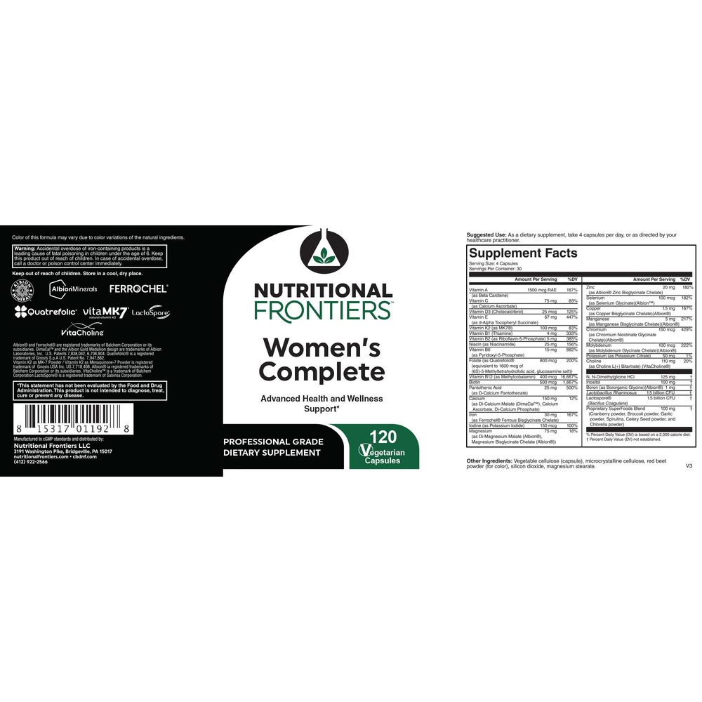 Product image for Women&#39;s Complete (California Only).
