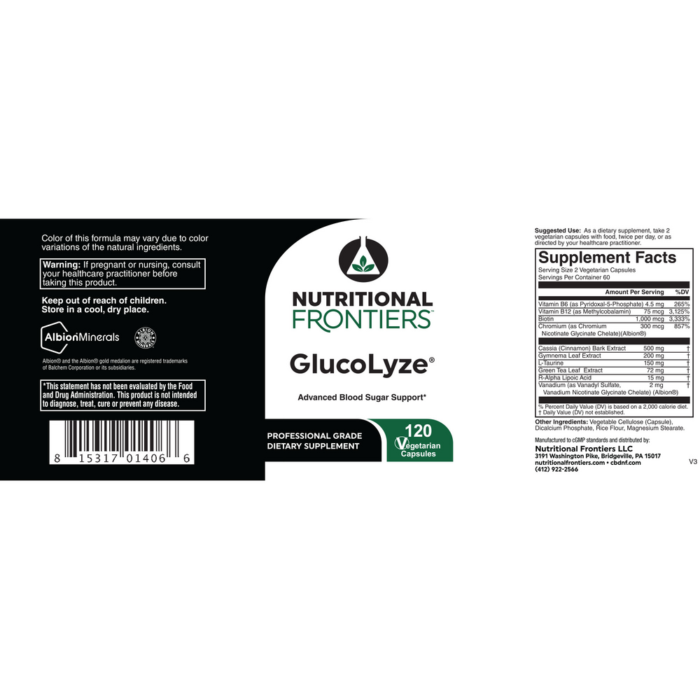 Product image for GlucoLyze (California Only).