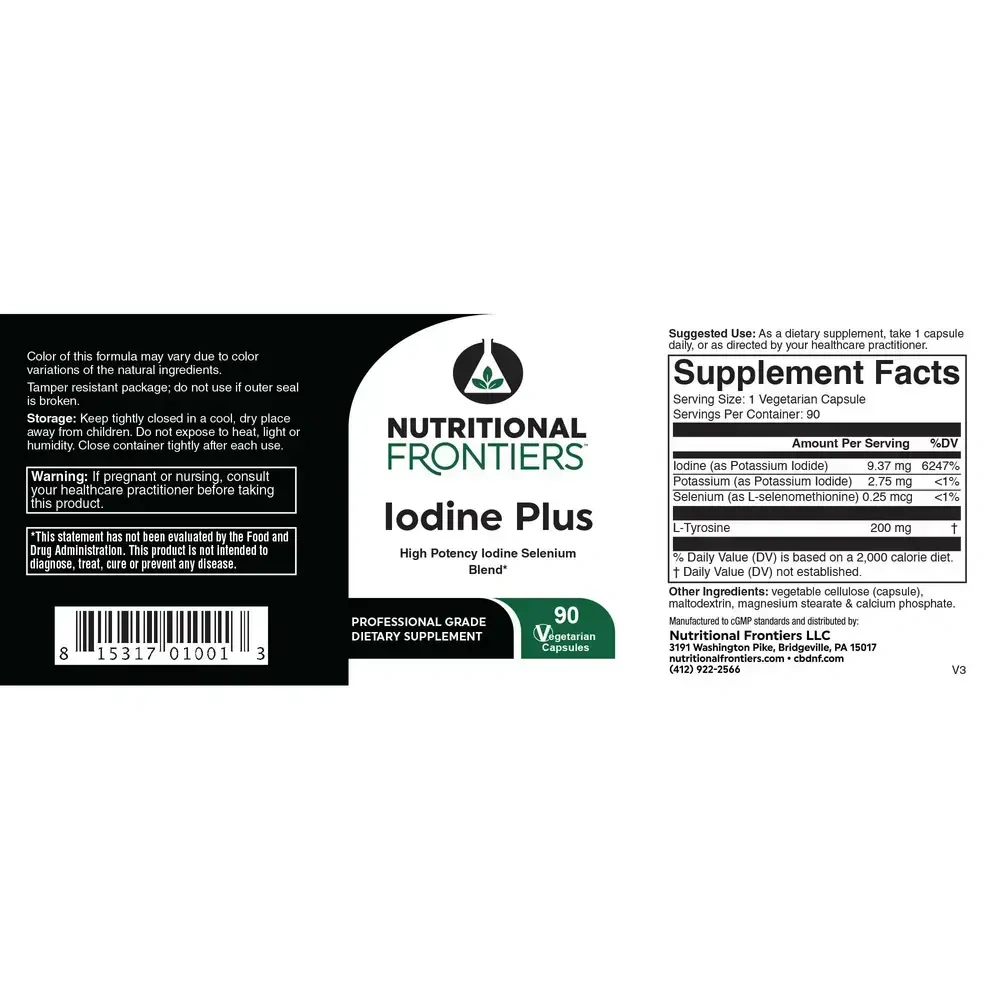 Product image for Iodine Plus (California Only).