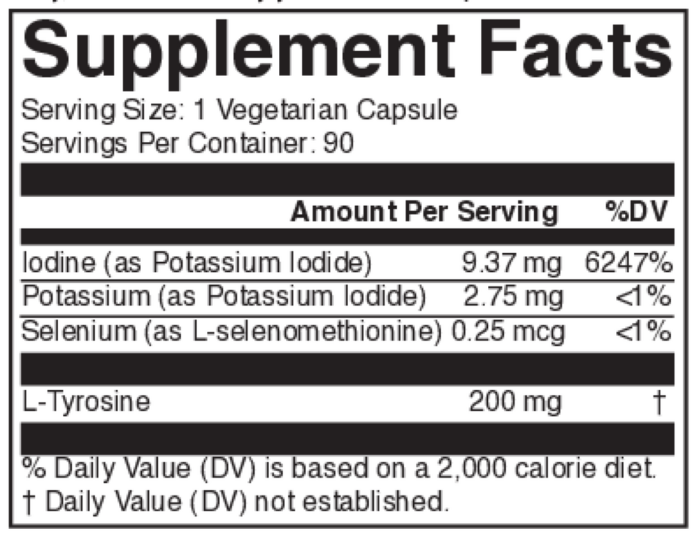 Product image for Iodine Plus (California Only).