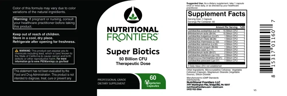 Product image for Super Biotics (California Only).