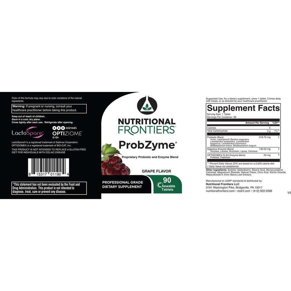 Product image for ProbZyme, Grape Chewables (California Only).
